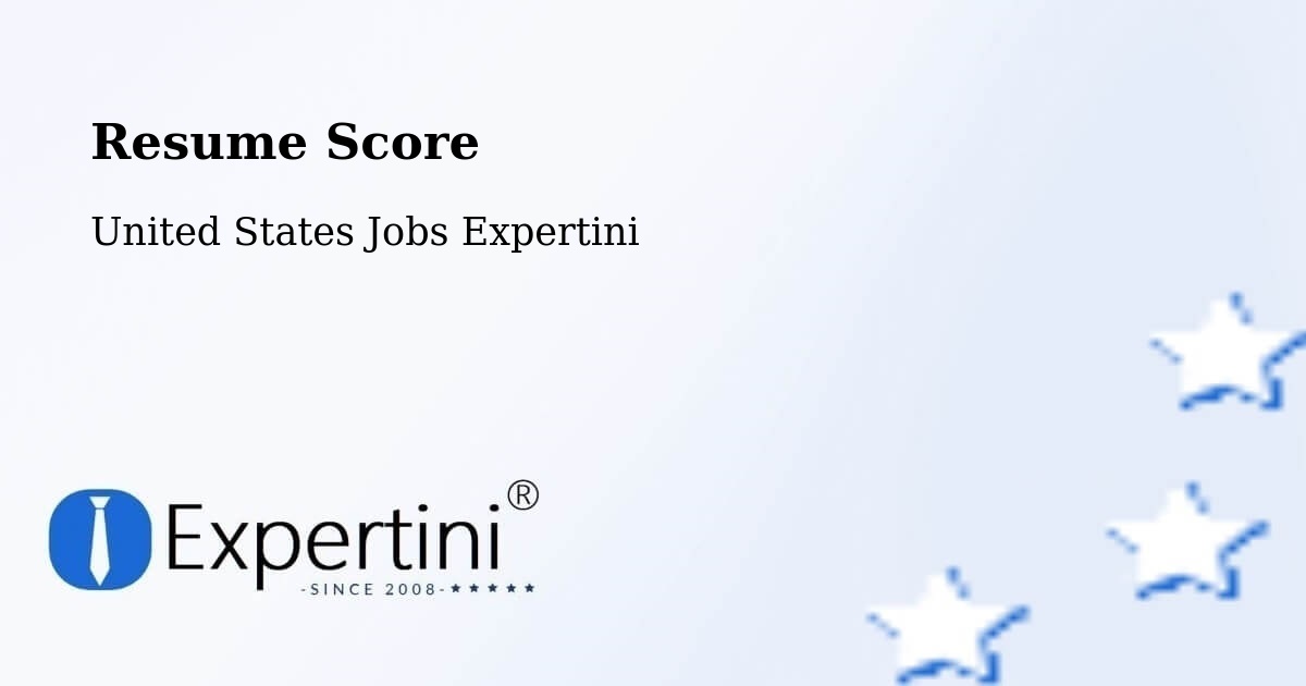 Resume Score & Job Description Match Tool – Asotin - United States Jobs Expertini
